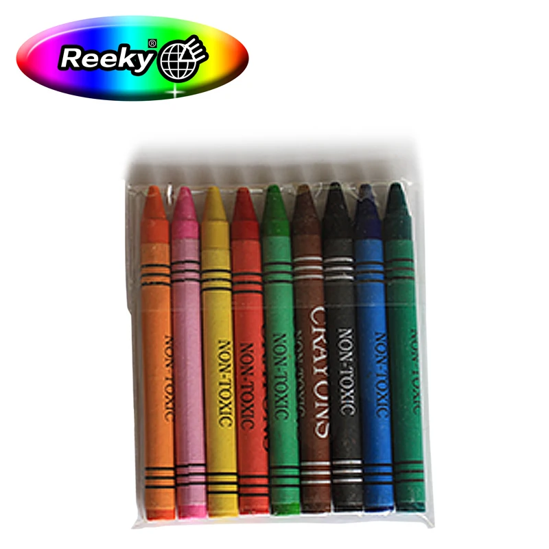 Customized packing brands 24 48 color crayon wax bulk