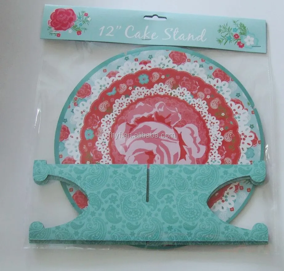 
3 tires Christmas Designed corrugated paper cupcake stands Ningbo 