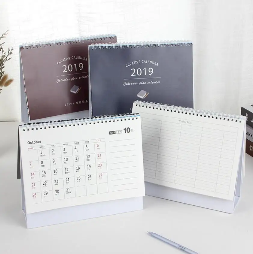 2019 promotion chinese calender printing service