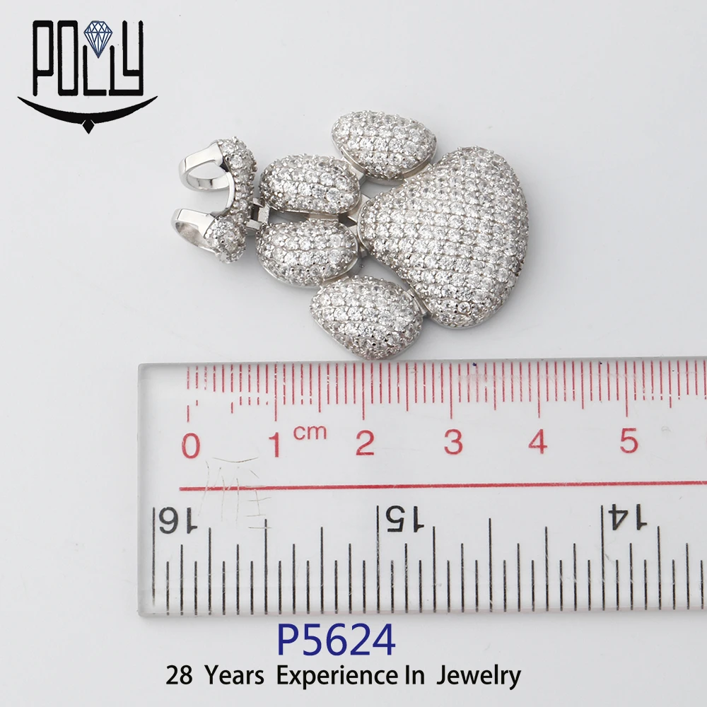 Fashion Dog footprints Pendant Jewelry Gold Filled Chain  Initial Pendant