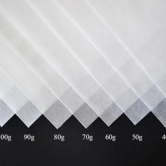 Бесплатный образец, индивидуальная плотность, скрепленная цена за кг, 100% Нетканая полиэфирная ткань