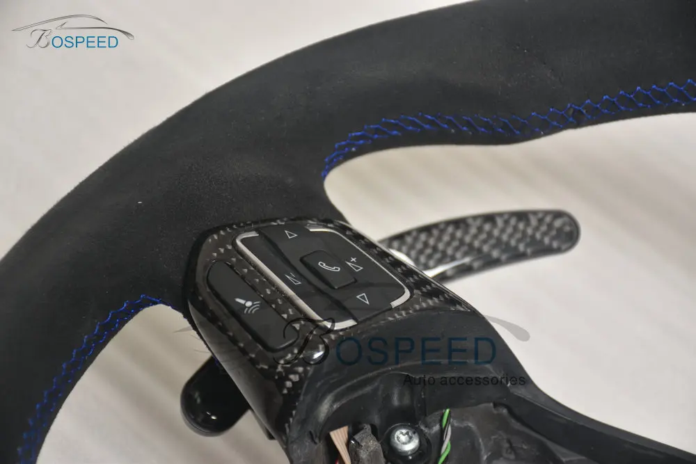 
Carbon Fiber racing car steering wheel for golf 6 R20 