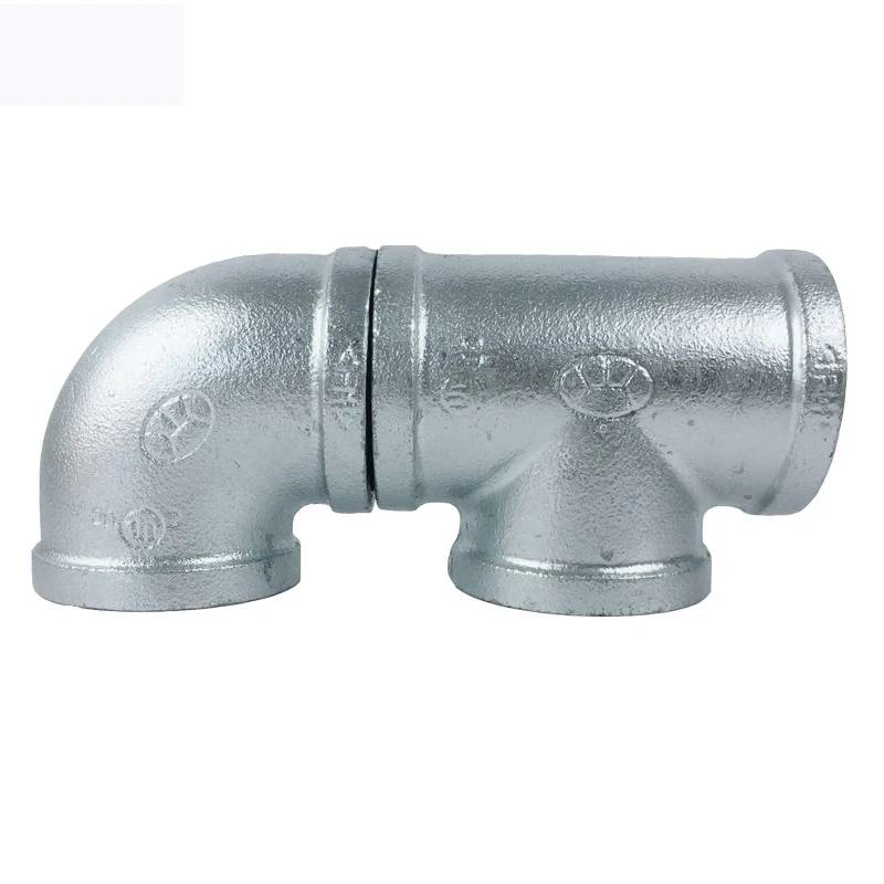 Low price Plain End Baked Galvanized Malleable Iron Pipe Fittings mech  malleable iron fittings malleable cast iron
