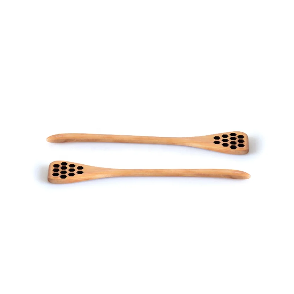 eco friendly wooden honey dipper stick spoon wholesale