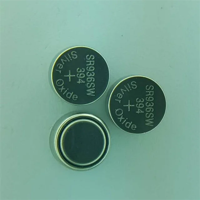 High Quality 1.55V 394 SR936SW Silver Oxide Button Cell Battery