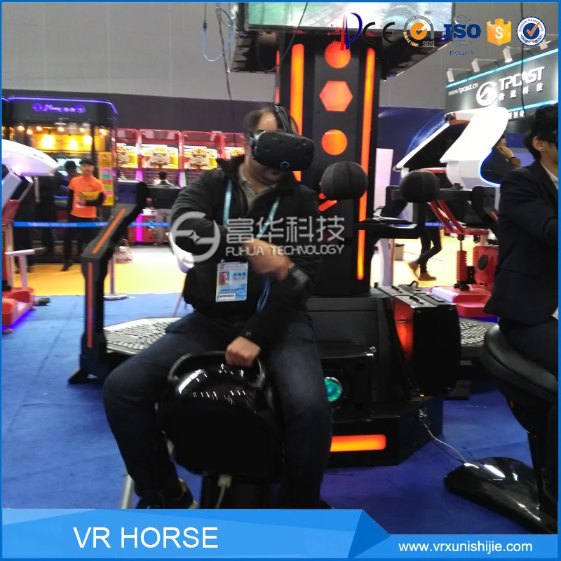 Best Price Crazy Virtual Horse Riding Interactive Amusement Park 9D VR Video Horse Riding VR Game Simulator