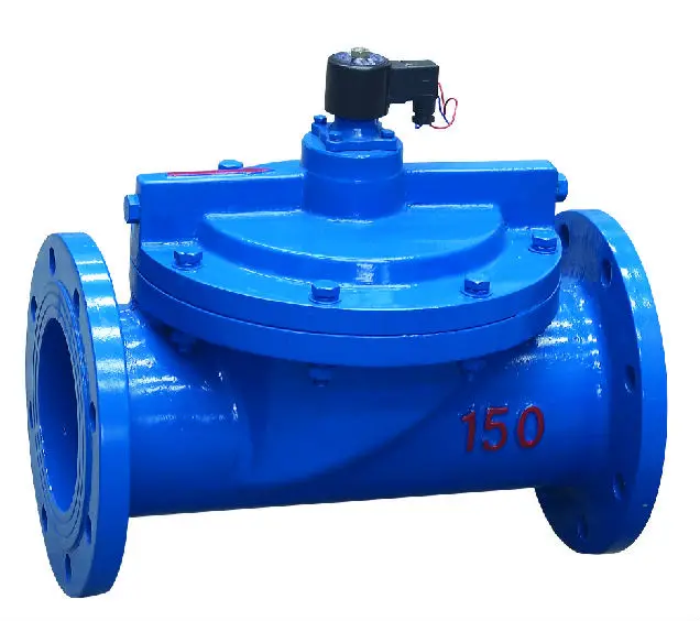 Двухходовой электромагнитный клапан DFD для газовой жидкости, чугунный фланец DN40 ~ 2OOMM