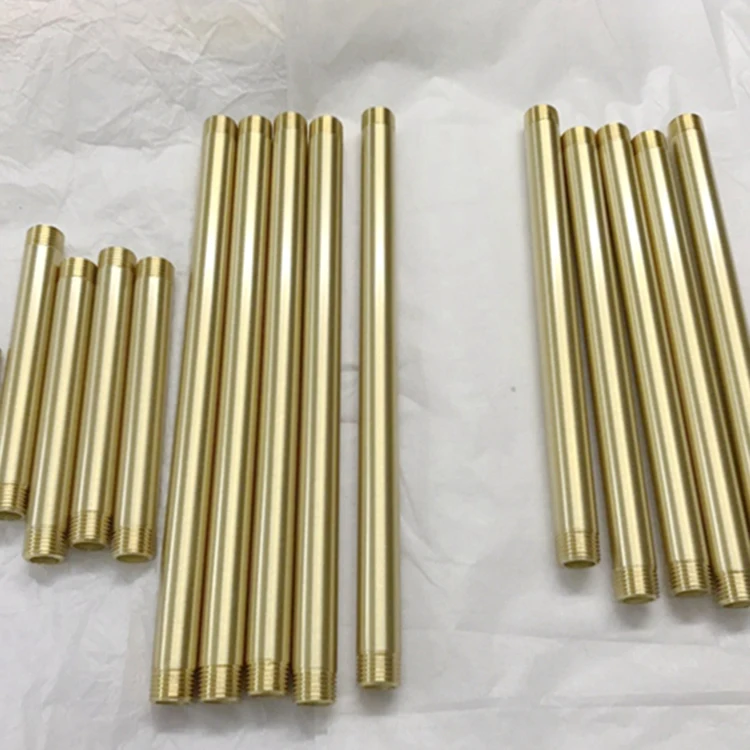 Китайские производители, оригинальные поворотные детали с ЧПУ, токарные станки, изготовление металлических винтовых труб и резьбовых труб, Латунная Труба