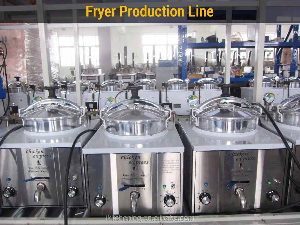 220V Electric Pressure Fryer 16L Commercial Chicken Pressure Fryer Chicken Express MDXZ-16 KUROMA