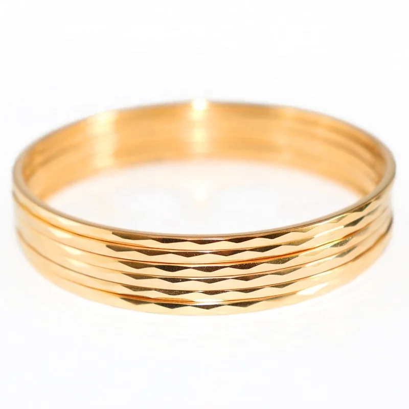 
2mm Wide Tungsten Steel Bracelet For Women Diamond Cutting Engagement Narrow Bangle Wholesale Cheap Jewelry 