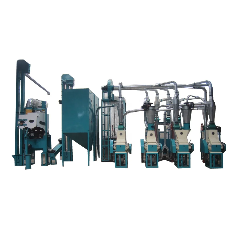 Chinese flour mill manufacturer corn grits grinder wheat flour milling machine full production line