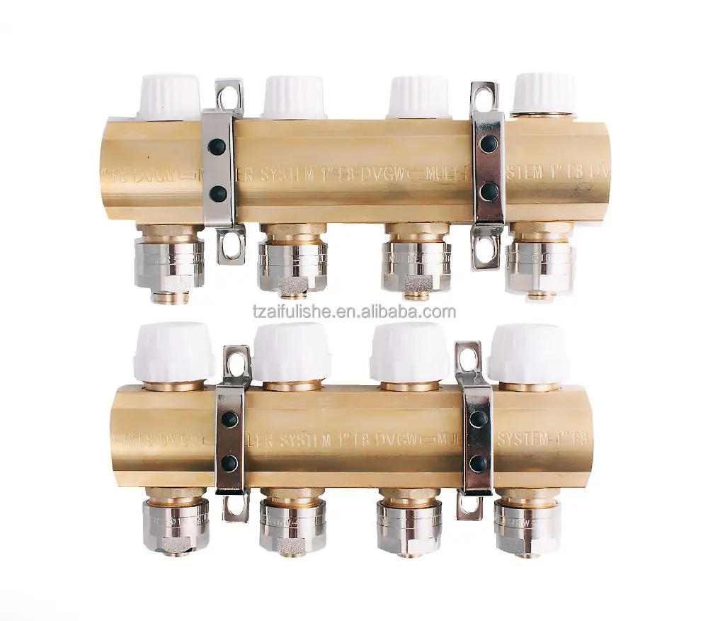 
Good quality Brass manifold brass pipe manifold 1 inch distribution CW614N 