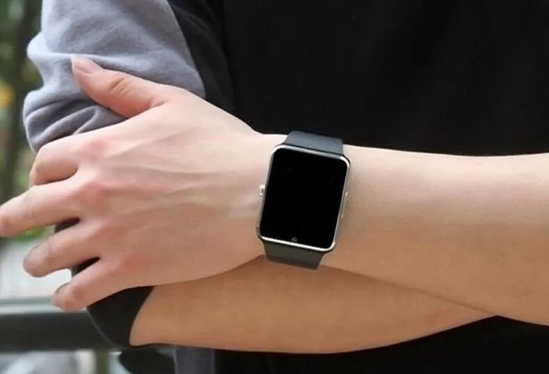 Низкая цена смарт-часы, gt08 sim-карты, смарт-мобильный телефон, смарт часы gt08 с сим-карты против других смарт-часы