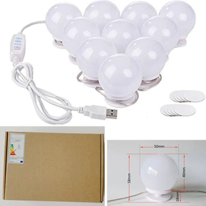 
LED make up Vanity Lights Fixtures ,Bathroom Lighting Set , LED Vanity Mirror Light Kit 
