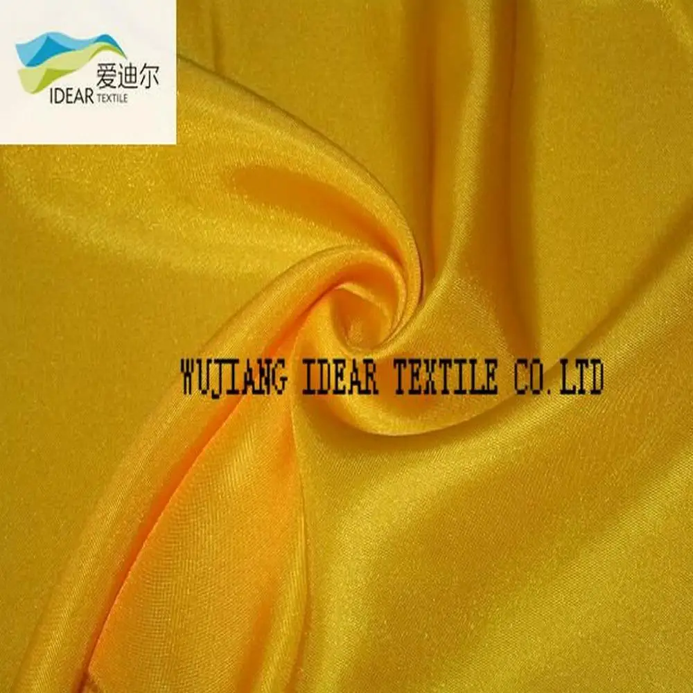 Gold Color  Shiny Satin Fabric