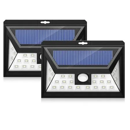 
Super bright motion sensor light, 24 led solar light, Wireless waterproof security lights for wall 