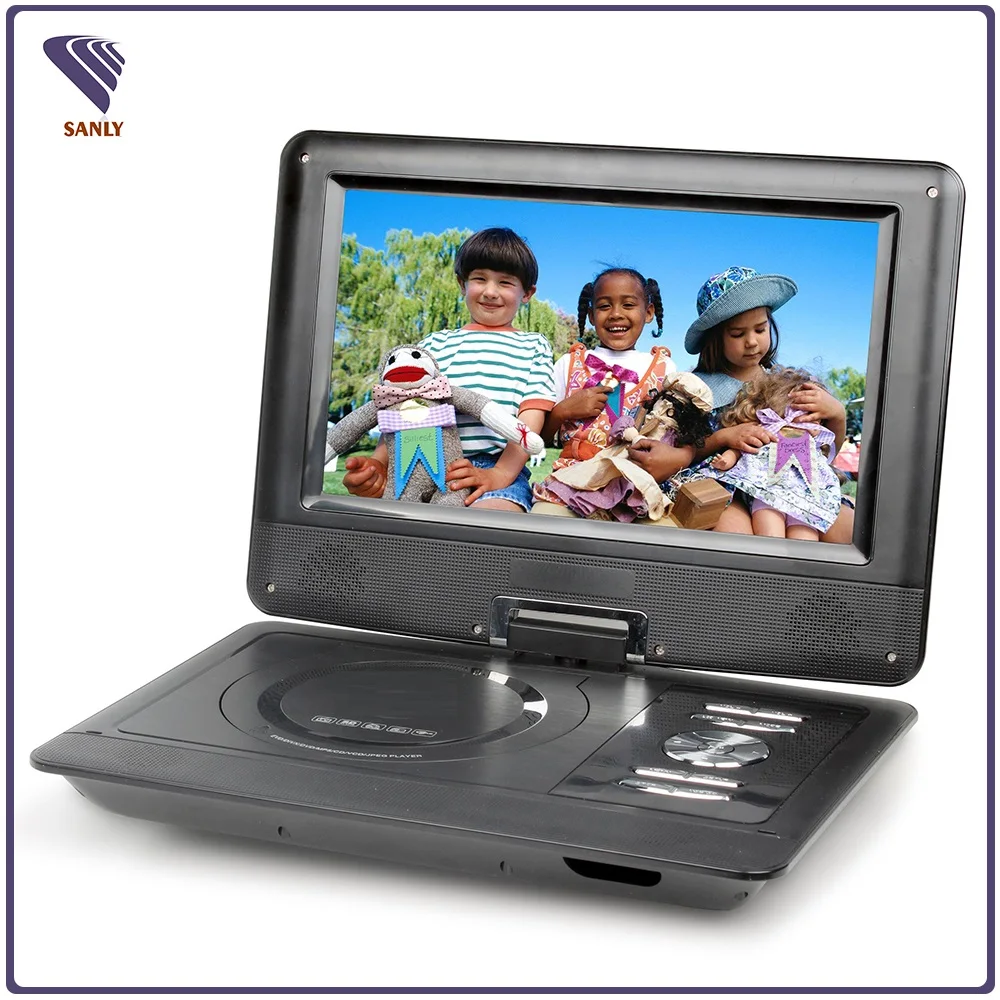 Comfortable new design battery powered portable dvd player aa 20 inch