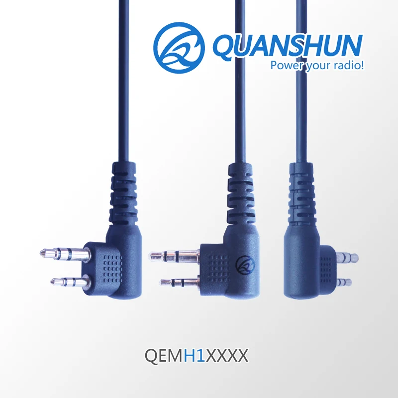 
2 way radio Over-the-Ear Earset with Boom Mic/In-Line PTT/VOX Switch ( QEMH10106Vox) 