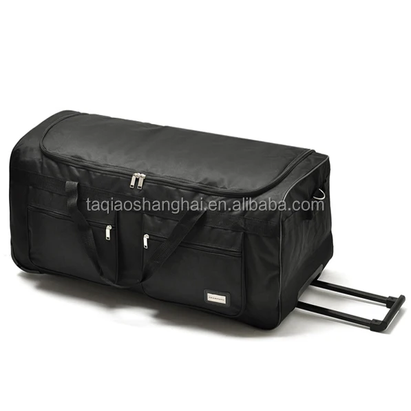 Cheap Large Size Soft Trolley Luggage With 3 Skating Wheel