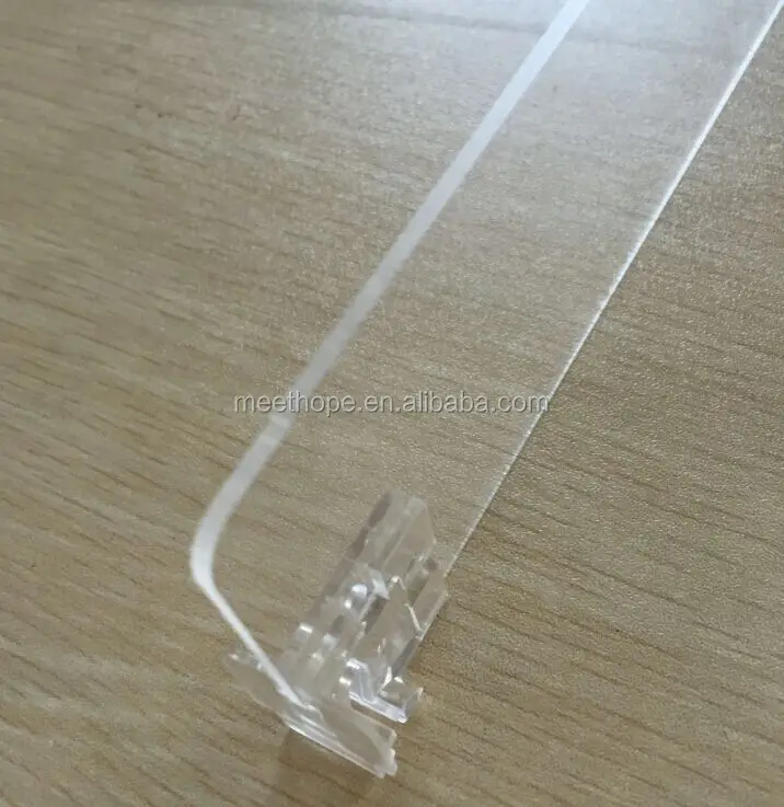 acrylic shelf divider for warehouse
