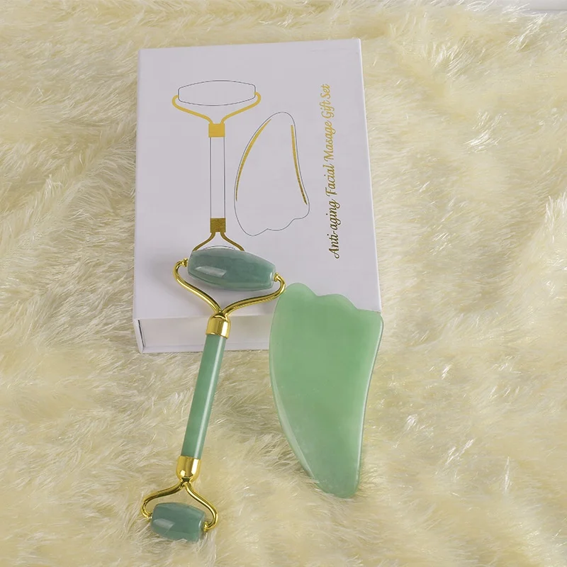 high quality iron metal jade roller noise free with guasha