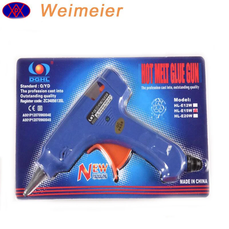 2017 high quality mini hot melt glue gun for hair extensions glue sticks