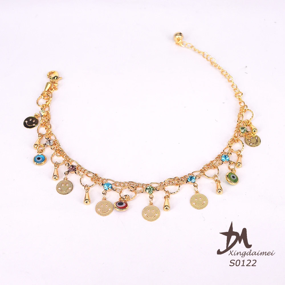 
new design Anklets Fashion 18K gold women Bracelet Anklet S0122 
