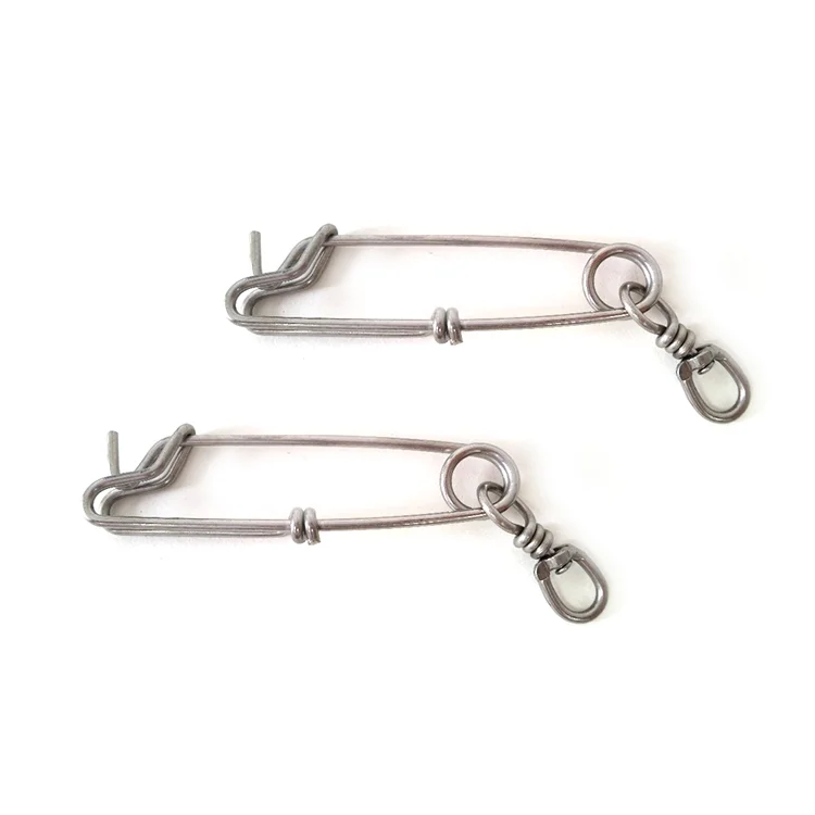 Stainless Steel Fishing Swivels Snap Speargun Float Line Fishing Snap Swivels