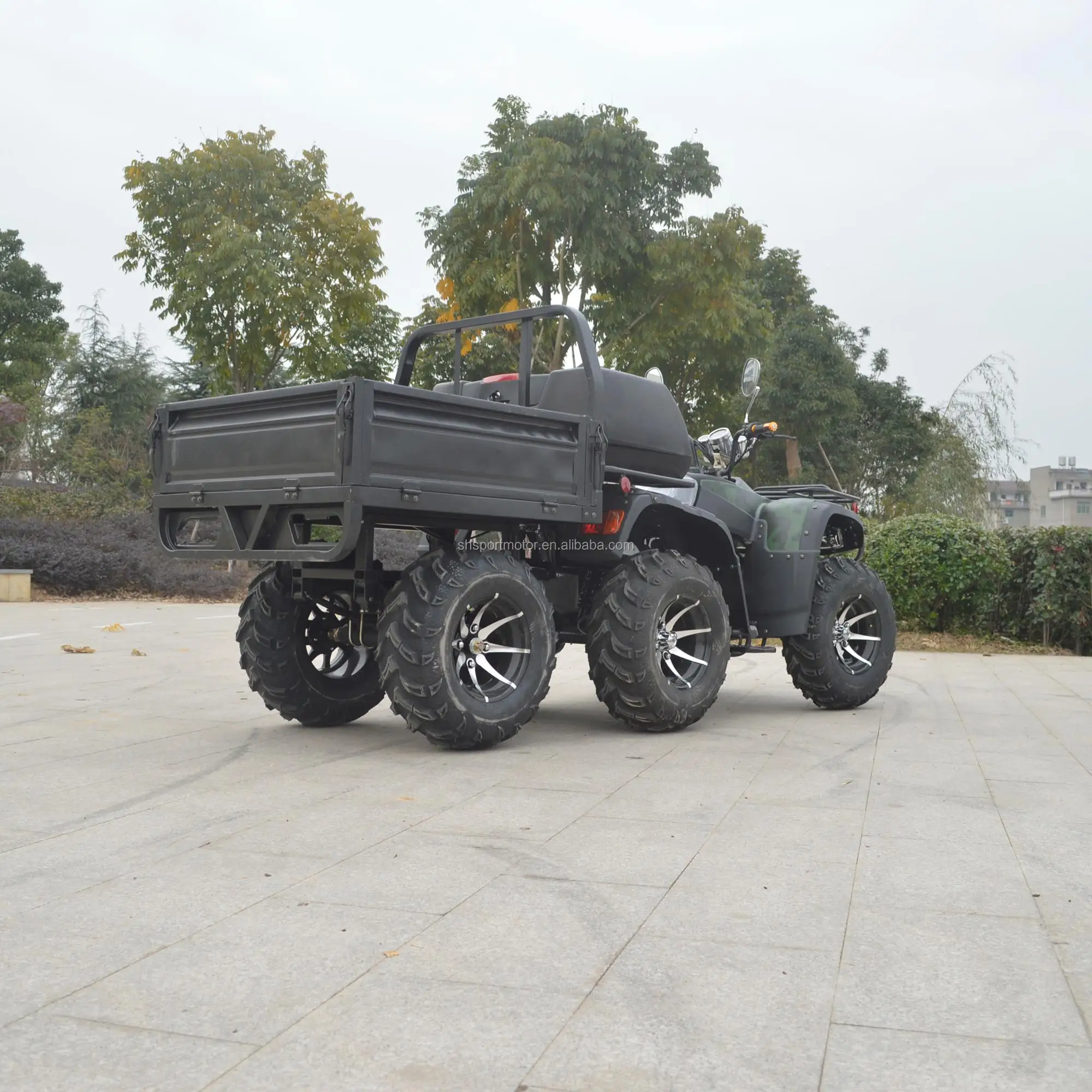 
2018 best powerful 250CC water cooled shaft drive ATV farm utility with big trailer 