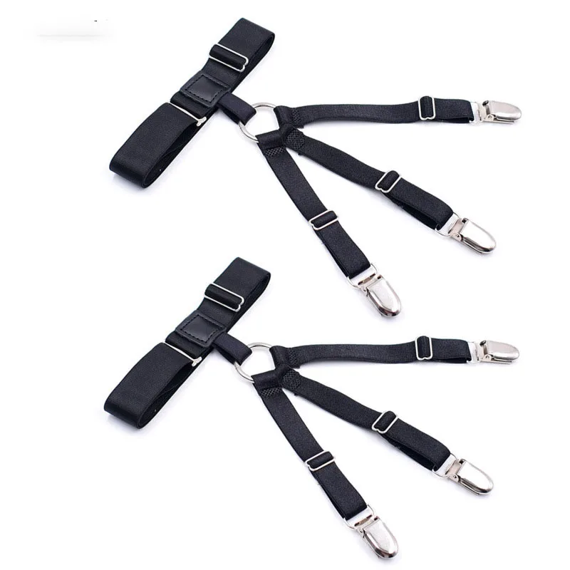 Модная новинка, Лидер продаж, рубашка с нескользящей застежкой, кольцо для ног, мужская рубашка, подвязки