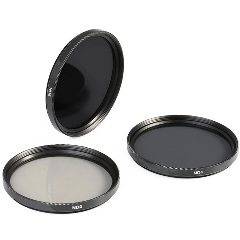 52mm ND2 ND4 ND8 Neutral Density Lens Filter Kit For Canon Nikon Camera