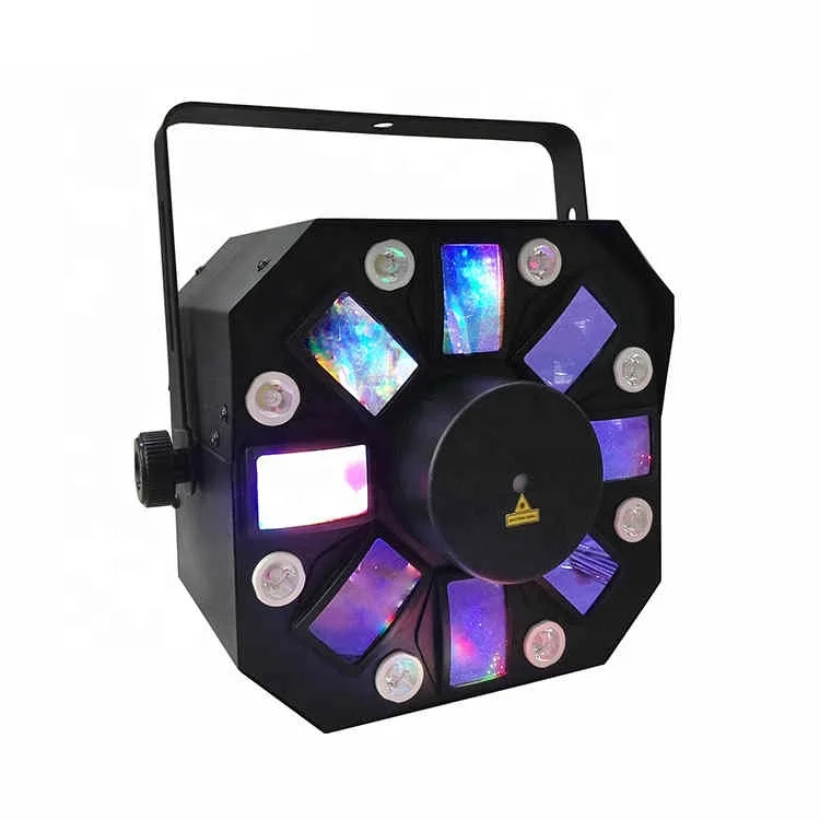 2-FX-In-1 LED laser effect stage lighting DJ party disco light