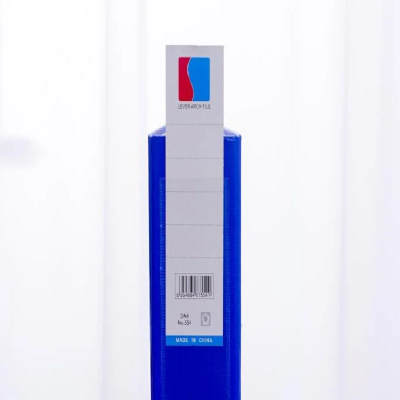 
Basic Office Supplies Metal Edge A4 Size Lever Arch File Custom Printed Logo Paper File Holder 
