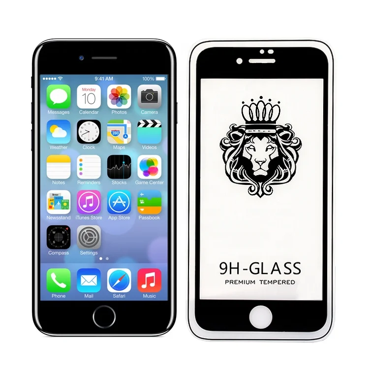 
Silk Print Smart Phone Tempered Glass Protection For iPhone 7/8 