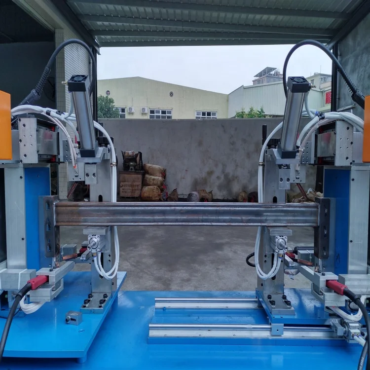 6 guns shelf straight seam welding equipment  warehouse equipment