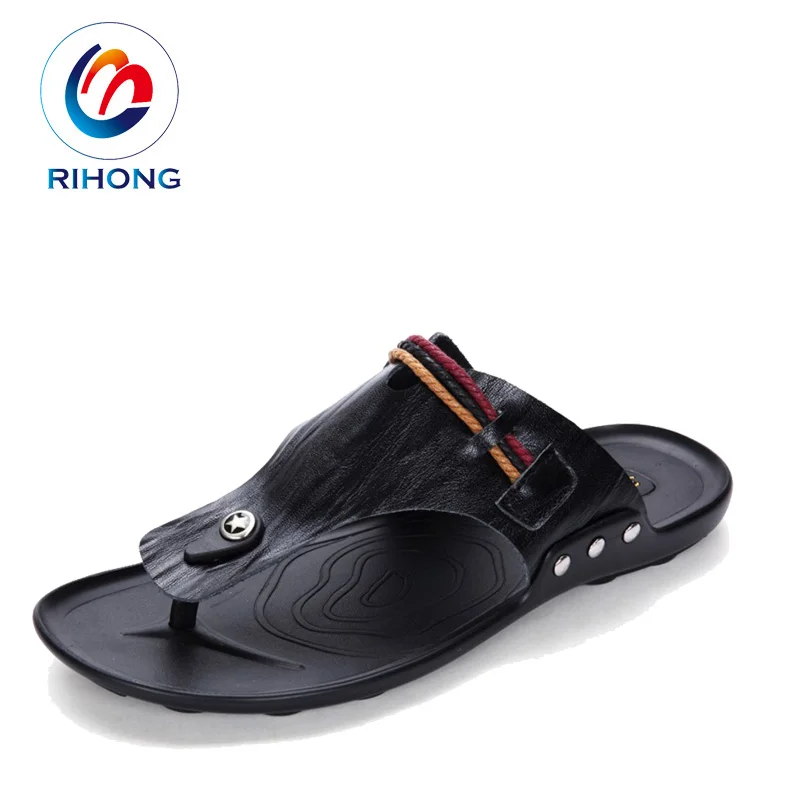 China Factory low price fake leather men arabic style slipper