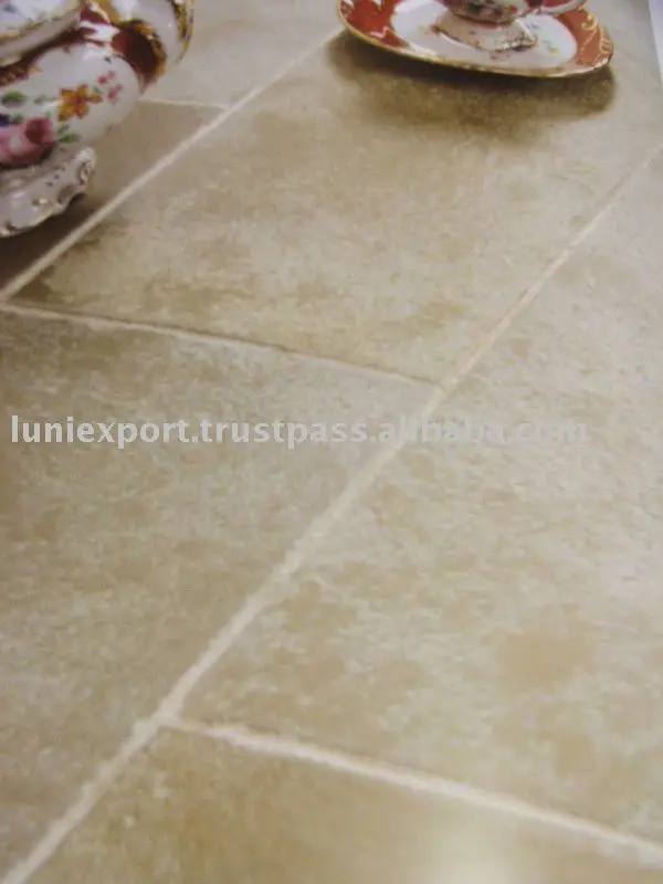 Yellow Semi Honed Flooring Limestone For Countertops Thickness 25MM