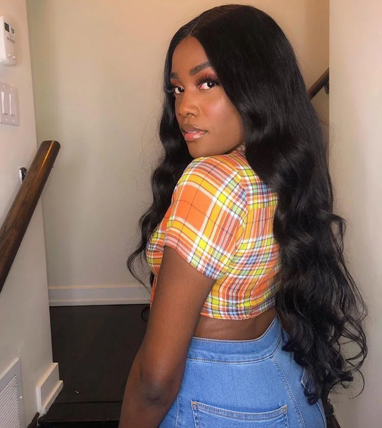 Прямая поставка, высококачественные китайские поставщики натуральных человеческих волос, кружевной передний парик, волнистые волосы 28 дюймов