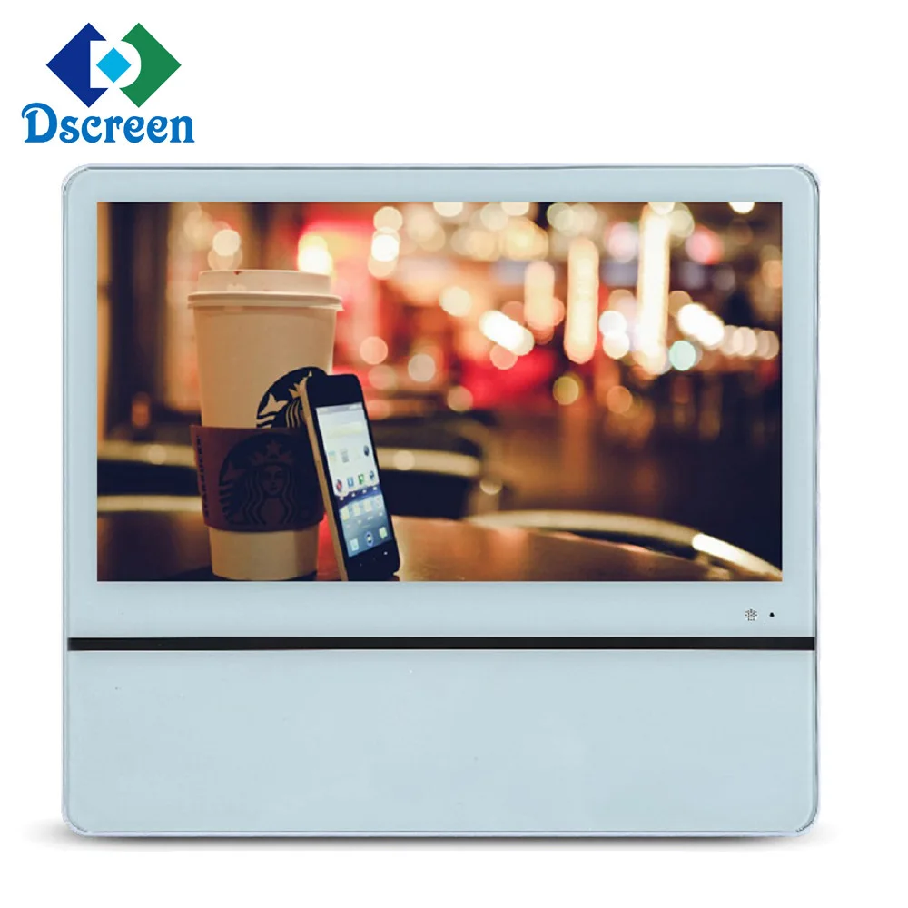 21,5 Дюймов автономный цифровой signage Лифт Тотем белый цвет рекламного игрока горизонтальный
