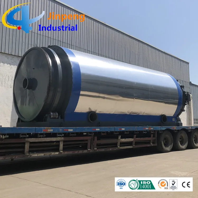 Tire Recycling Machine- Waste Tyre Plastic Recycling Machine Pyrolysis Oil Plant