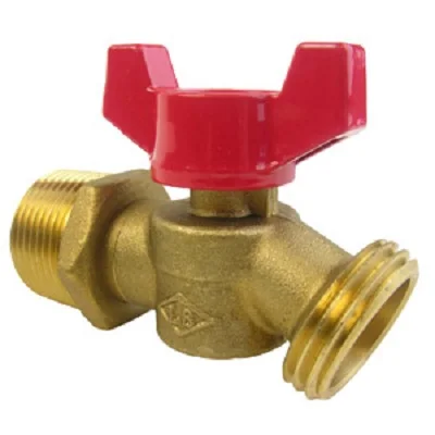1/2 MIP INLET 3/4 MALE HOSE OUTLET 1/4 TURN BRASS NO KINK HOSE BIBB