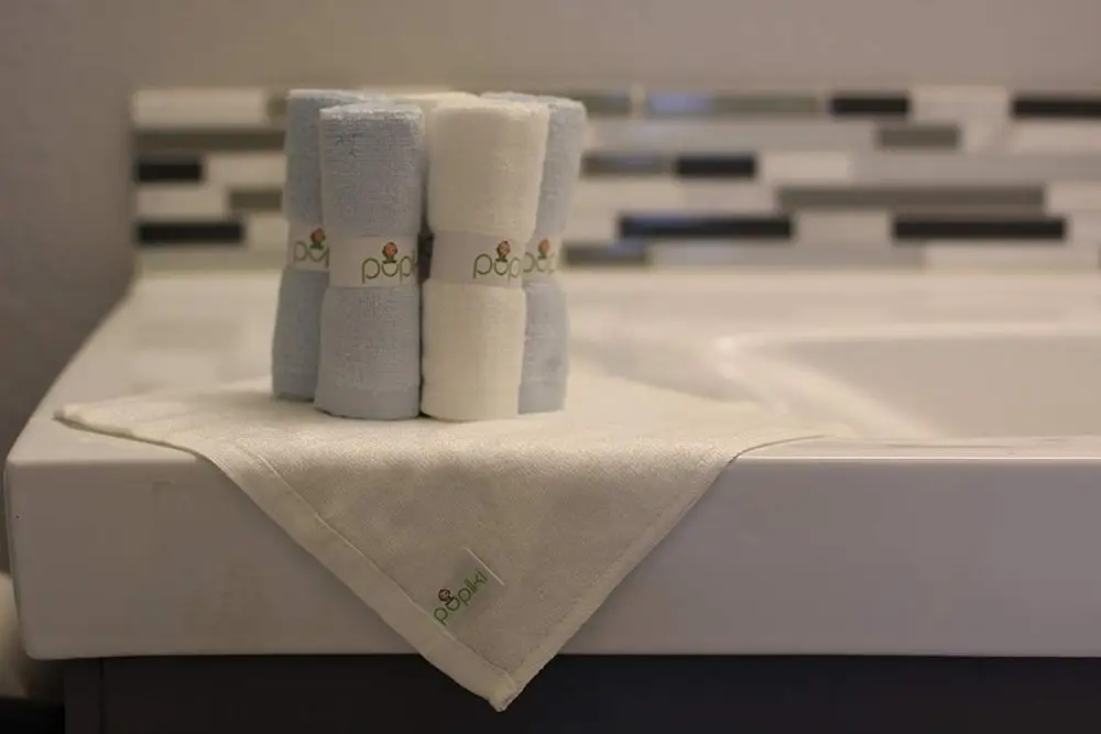 Extra-Absorbent Baby Washcloths 6 Ultra-Soft 100% Bamboo Baby Washcloth Hypoallergenic Face Towels