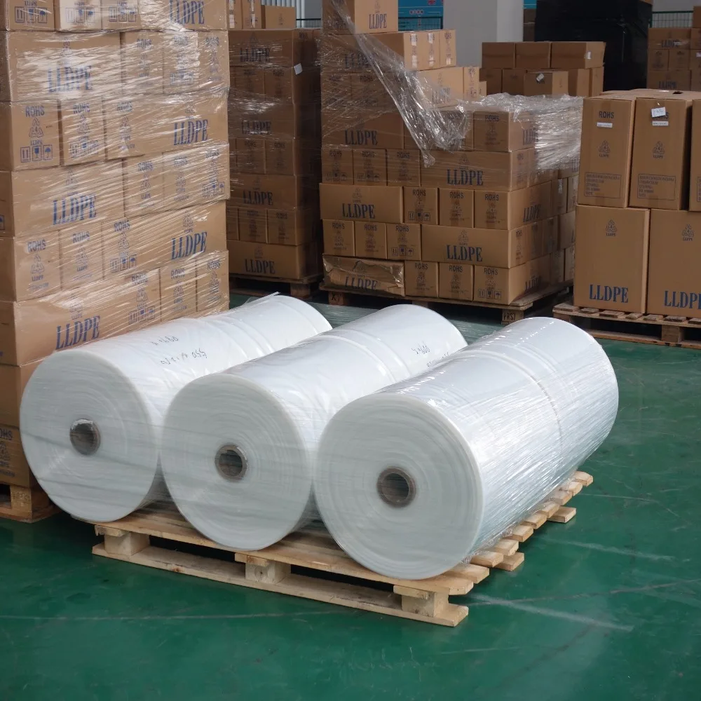 China made 550mm customized transparent plastic LDPE film