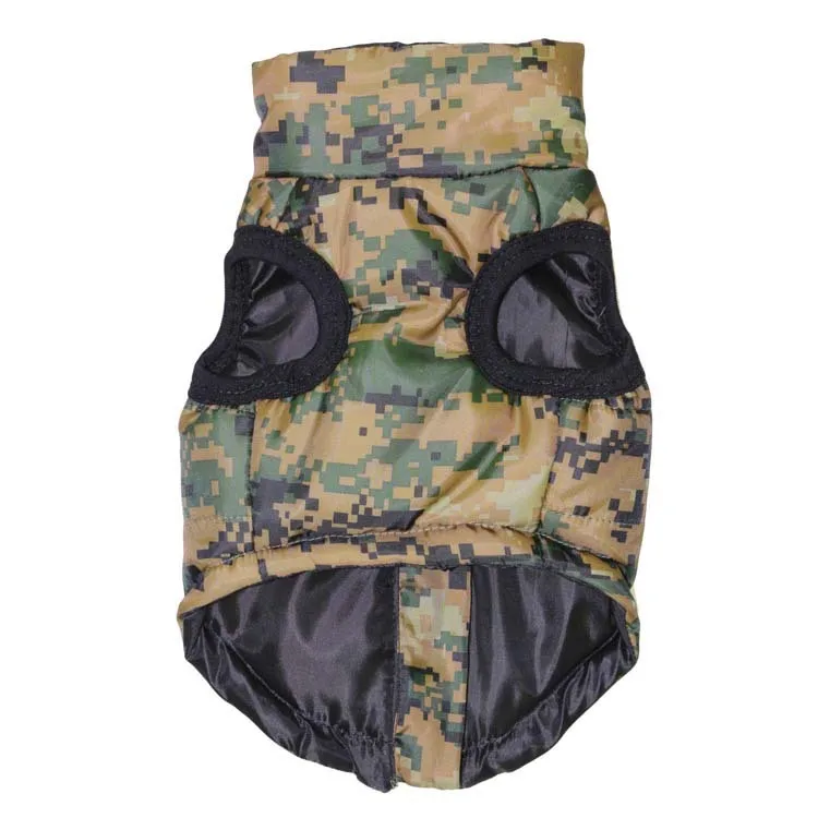 Wholesale Camouflage Warm Dog Jackets For Winter