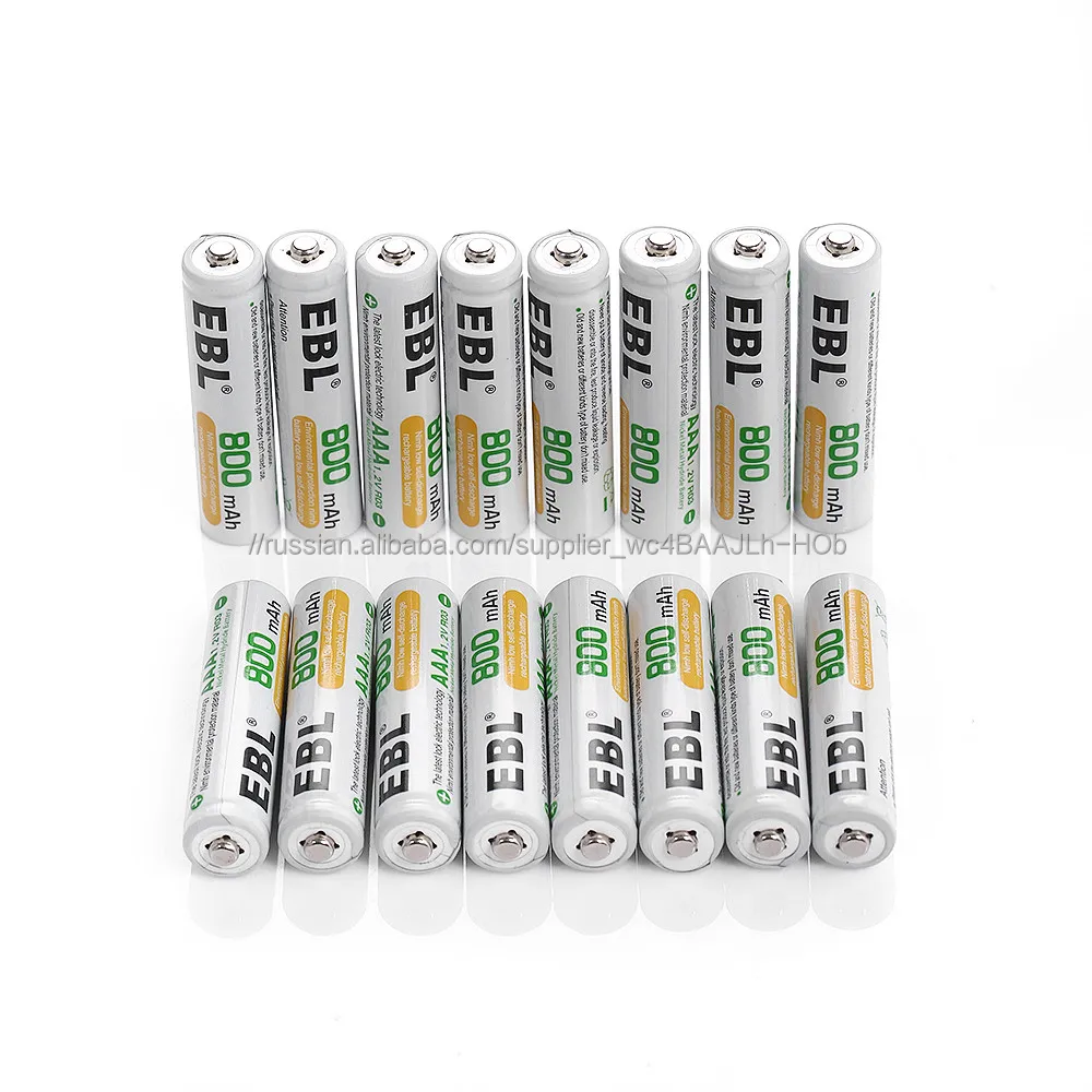 EBL небольшой цифровой аккумулятор 800 мАч 1.2 В aaa аккумулятор