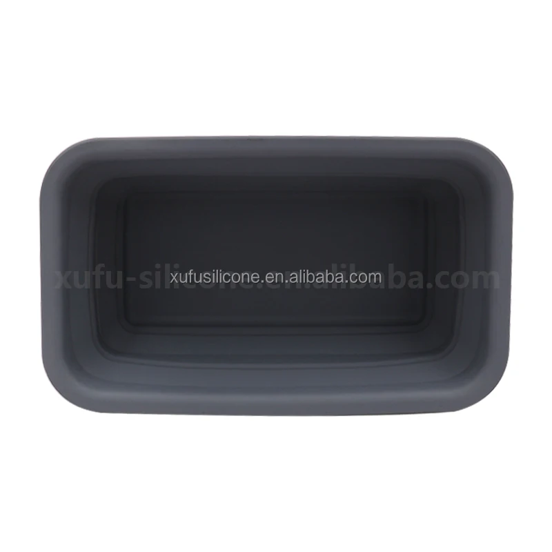 Outdoor Use BPA Free Food Grade Collapsible Food Container Collapsible Silicone Beer Ice Bucket Silicone Storage Container