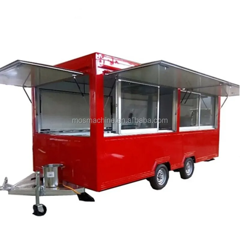 hot dog ice cream food cart concession trailer, mini truck food, used food trucks for sale in USA
