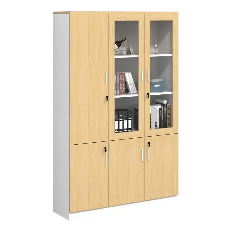 Modern Office Furniture Wooden Exhibition Cabinet Large Document Cabinet for Office