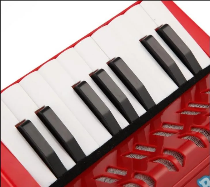 17 key 8 bass newest design and cheap black key piano accordion for sale
