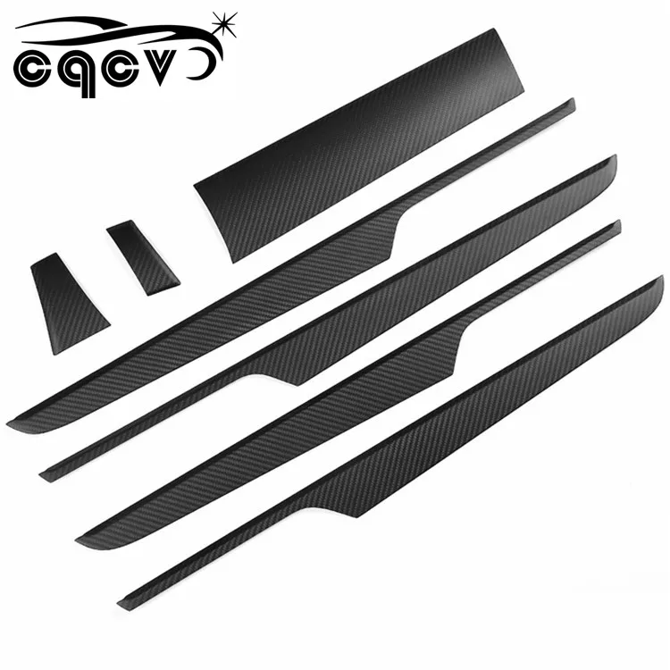 Interior Decoration carbon fiber for porsche macan 95B Sticker trim Door Window Regulator